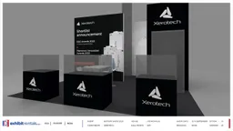 20x20 Peninsula booth design by Exhibit-Rentals